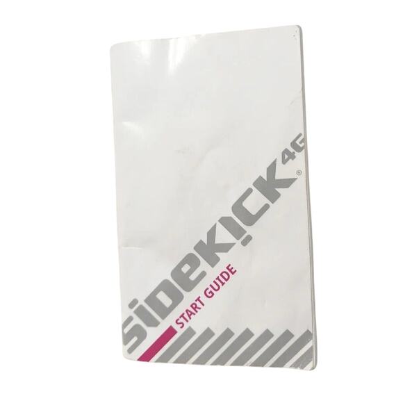 VTNG SIDEKICK T-mobile Cell Phone "START GUIDE BOOKLET" Small COLLECTORS ITEM - Picture 1 of 11